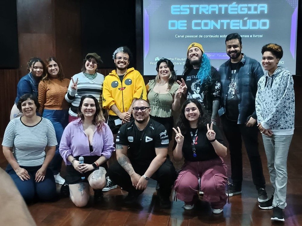 Turma do curso Estratégia de Conteúdo para Games e Esports